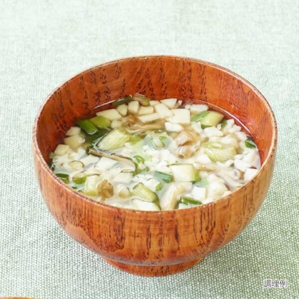 くずし豆腐のとろみスープ
